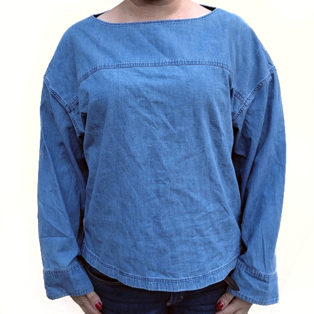 Uniqlo Denim Blouse